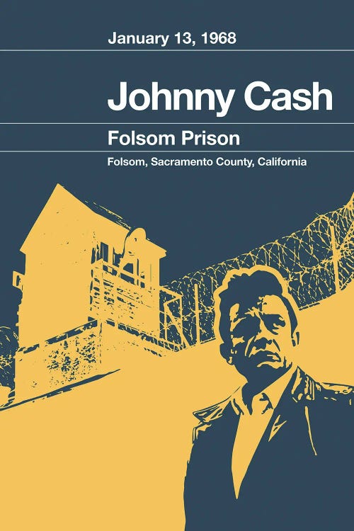 Johnny Cash - Remixed Concert Poster