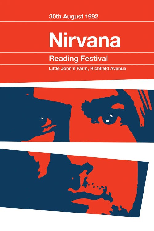 Nirvana - Remixed Concert Poster