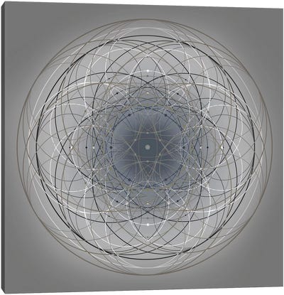 Positive Energy IV Canvas Art Print - Modern Scientific