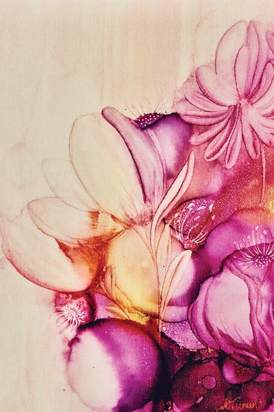 Alcohol Ink: Forget Me Not by Amy Tieman