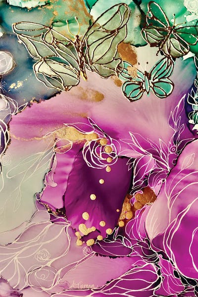 Alcohol Ink: Gentle Breeze by Amy Tieman