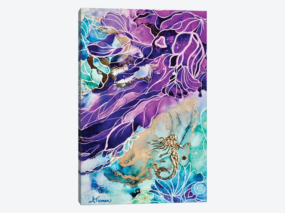 Enchanted Mermaid Reef by Amy Tieman 1-piece Canvas Art