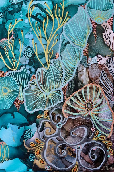 Refreshing Workspace: Moody Blues by Amy Tieman