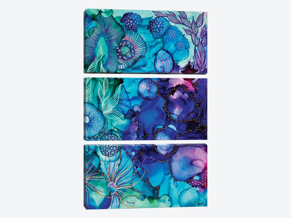 Into The Mystic by Amy Tieman 3-piece Canvas Wall Art