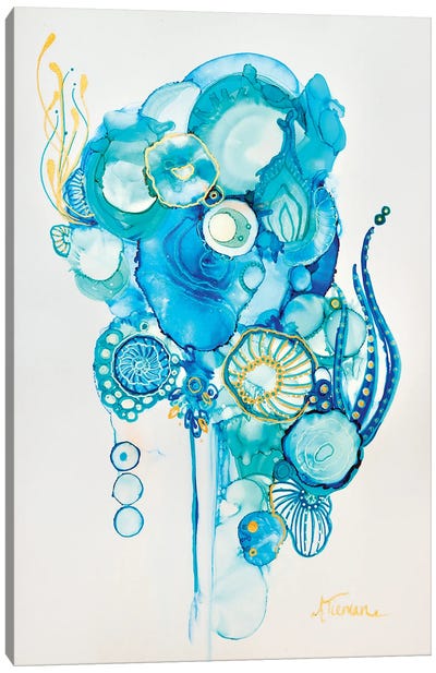 Simplicity Canvas Art Print - Ocean Blues