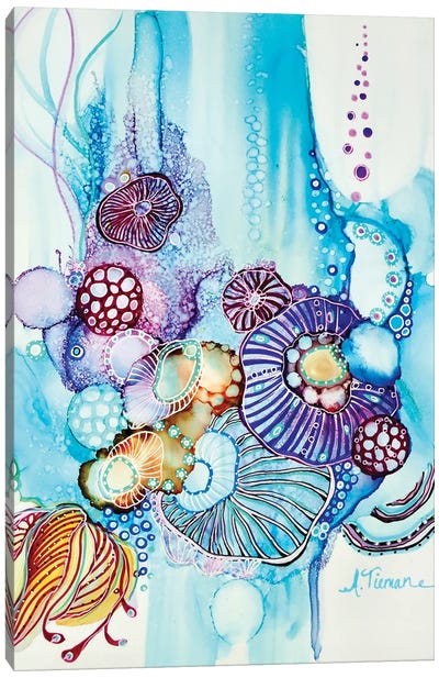 Wonderland I Canvas Art Print - Coral Art