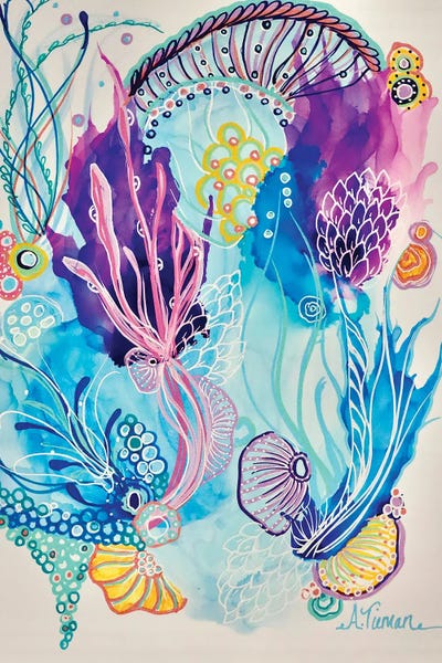 Alcohol Ink: Wonderland II by Amy Tieman