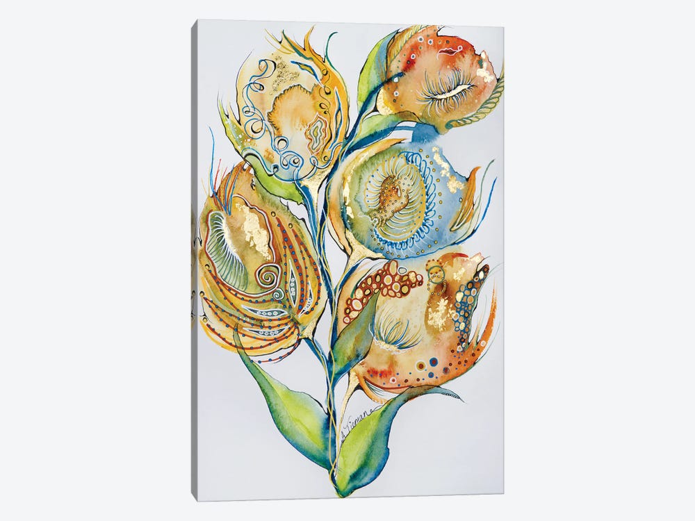 Regal Floral by Amy Tieman 1-piece Canvas Print