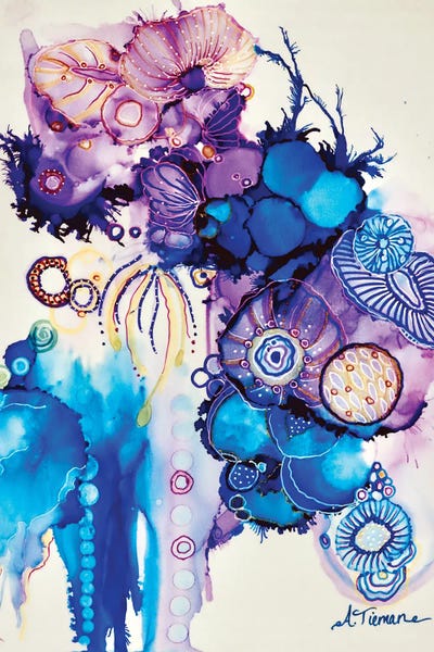Alcohol Ink: Dancing On The Ceiling by Amy Tieman