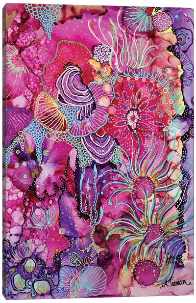 Daydream Canvas Art Print - Coral Art