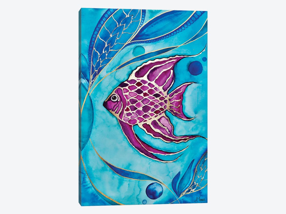 Royal Angelfish by Amy Tieman 1-piece Canvas Art