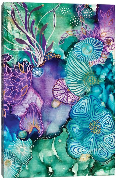 Xanadu Canvas Art Print - Coral Art