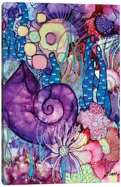 Unexpected Canvas Art Print - Sea Shell Art