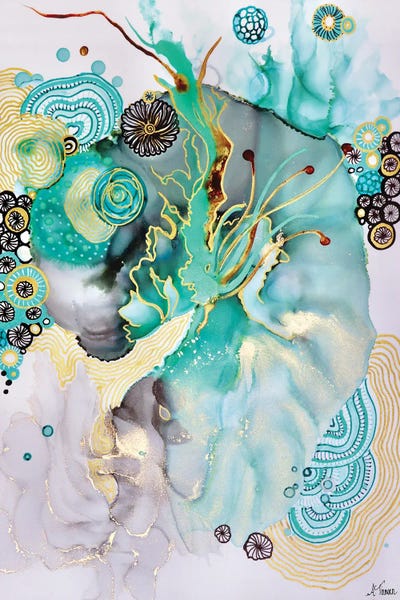 Alcohol Ink: Eye Of The Sea by Amy Tieman