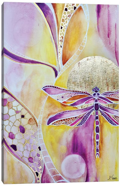 Keeper Of Dreams Canvas Art Print - Dragonfly Art