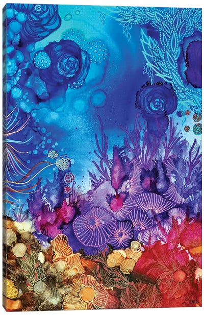 Night Shift Canvas Art Print - Coral Art