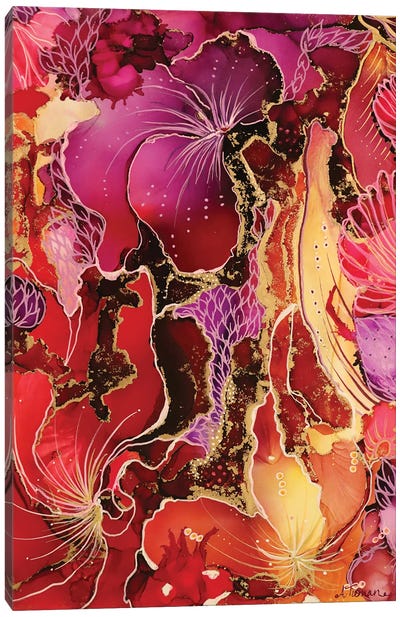 Vibrant Garden Canvas Art Print - Amy Tieman