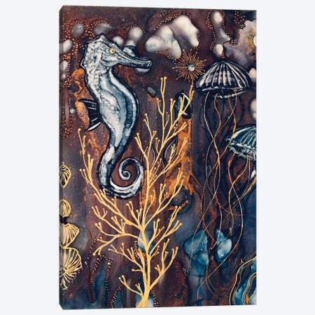 Royal Reef ll Canvas Print #TYM99} by Amy Tieman Canvas Wall Art