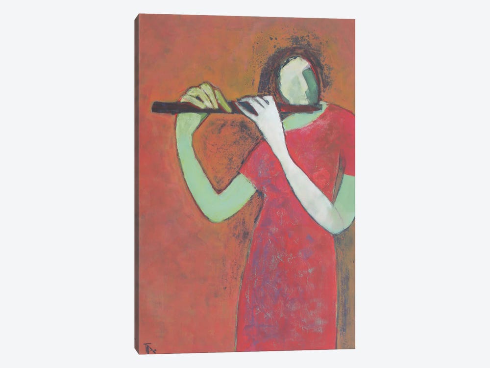 Flutist by Tatyana Ausheva 1-piece Canvas Wall Art