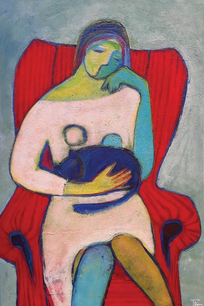 Eclectic & Electric: In A Red Chair by Tatyana Ausheva