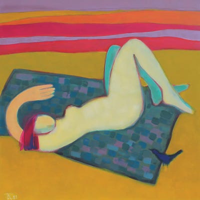 It Looks Like The Sun Is Setting by Tatyana Ausheva metal wall art