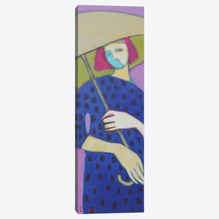 Lady With An Umbrella Canvas Print #TYN21} by Tatyana Ausheva Canvas Art