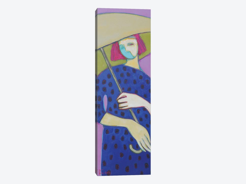 Lady With An Umbrella by Tatyana Ausheva 1-piece Canvas Art Print