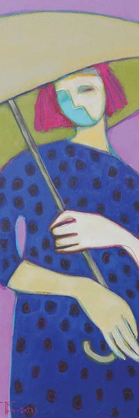 Tatyana Ausheva: Lady With An Umbrella by Tatyana Ausheva