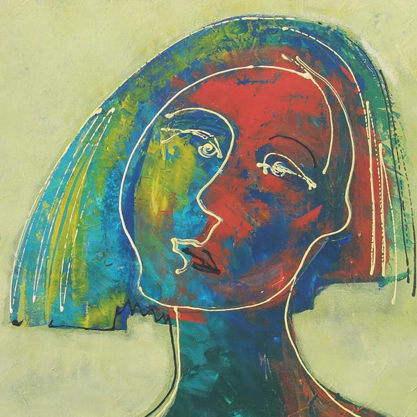 Homage To The Fauves: Self-Portrait by Tatyana Ausheva