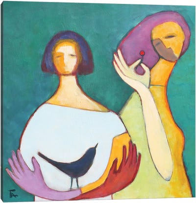 Two Sisters Canvas Art Print - Tatyana Ausheva