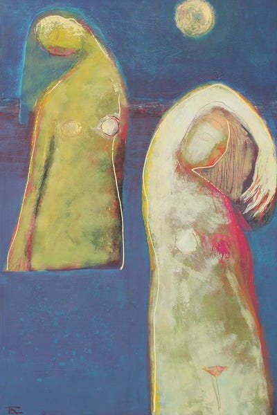 Tatyana Ausheva: Bathing In The Moonlight by Tatyana Ausheva