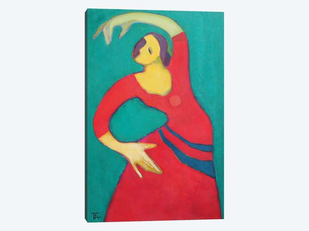 Flamenco Is The Dance Of A Lonely Person by Tatyana Ausheva 1-piece Canvas Art