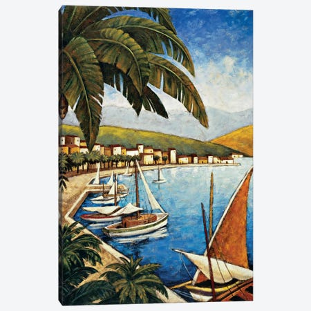 Côte d'Azur I Canvas Print #TYO1} by Thomas Young Canvas Print