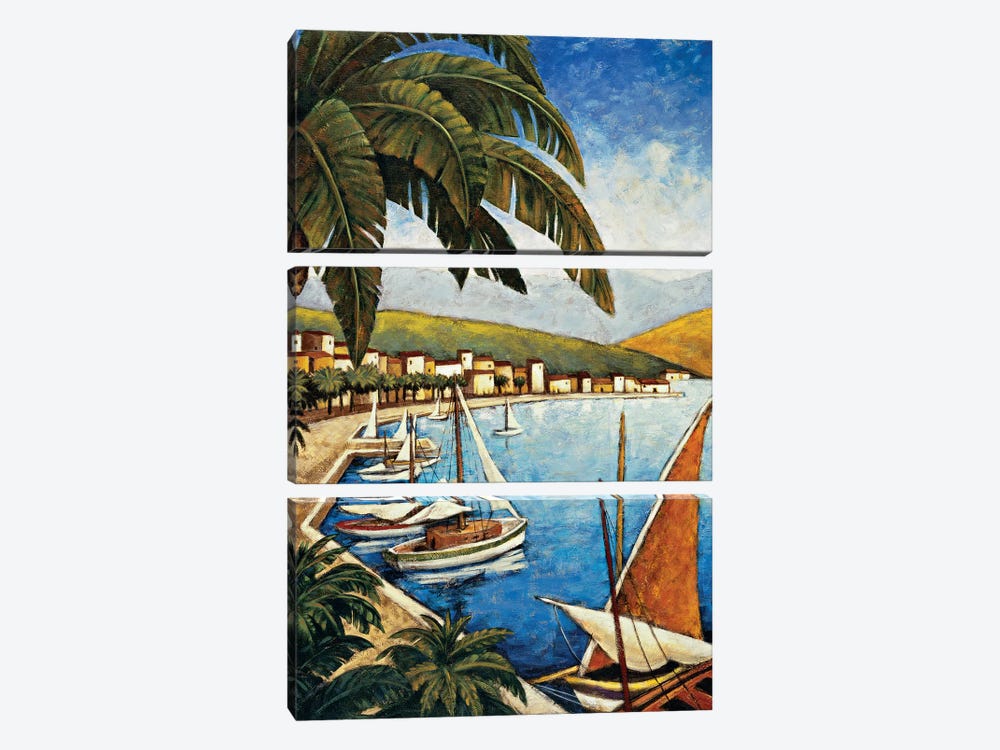 Côte d'Azur I by Thomas Young 3-piece Canvas Wall Art