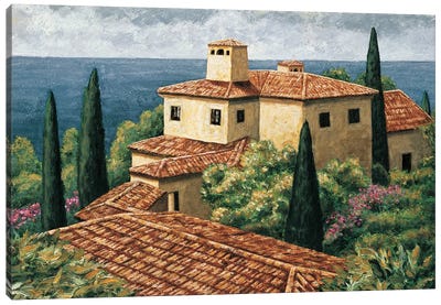 Del Mar Villa Canvas Art Print