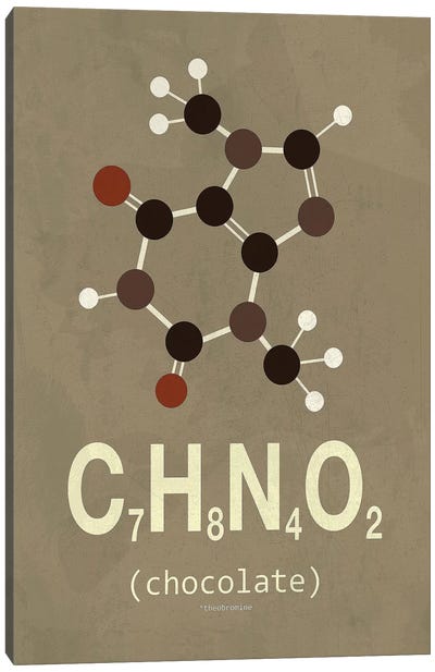 Chocolate Canvas Art Print - Modern Scientific