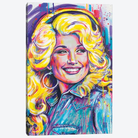 Dolly Canvas Print #TYY11} by Tay Odynski Canvas Wall Art