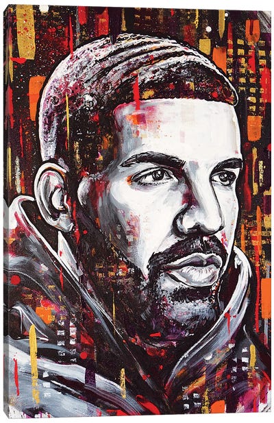 Drake Canvas Art Print - Limited Edition Musicians Art