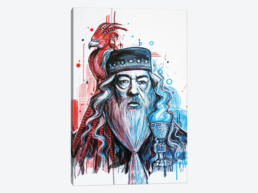 Dumbledore by Tay Odynski 1-piece Canvas Wall Art