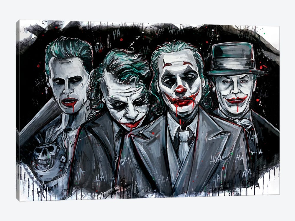Joker Evolution by Tay Odynski 1-piece Art Print