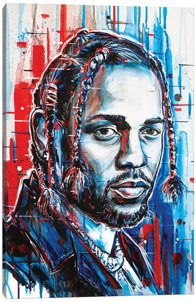 Kendrick Canvas Art Print - Tay Odynski