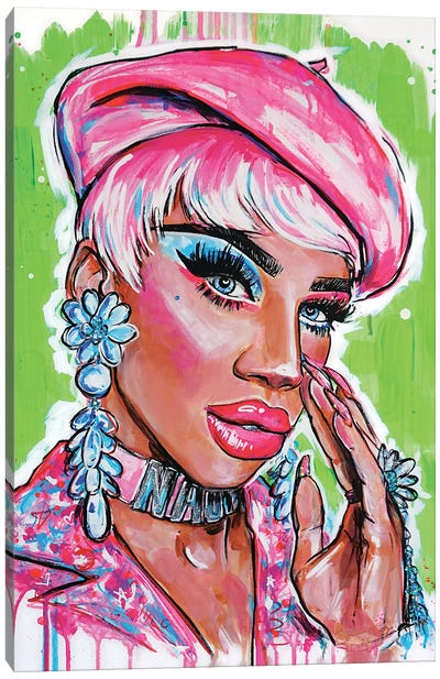 Naomi Smalls Canvas Art Print - Barbiecore
