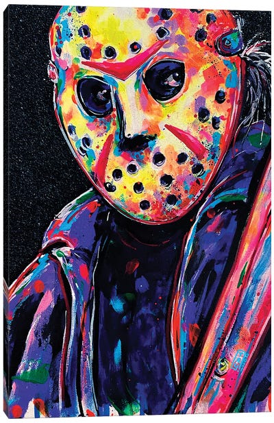 Jason Canvas Art Print - Horror Movie Art