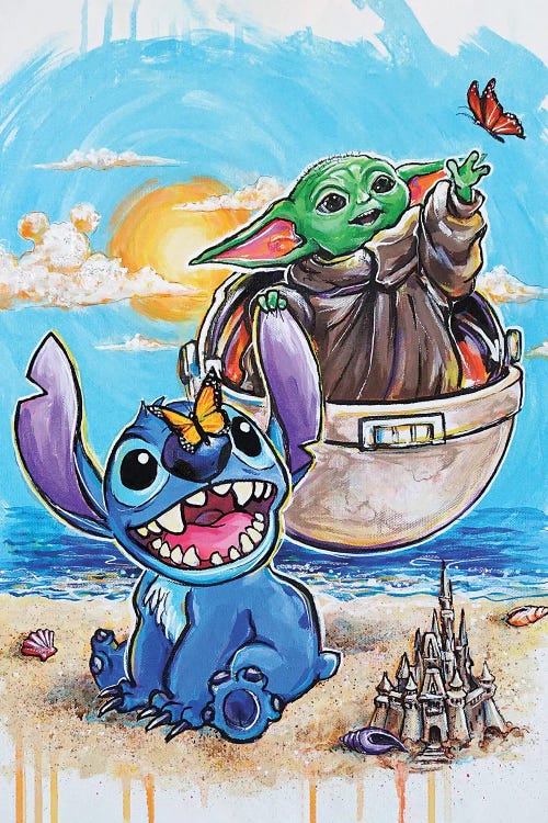 Stitch And Baby Yoda