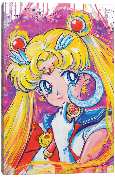 Sailor Moon Canvas Art Print - Anime TV Show Art