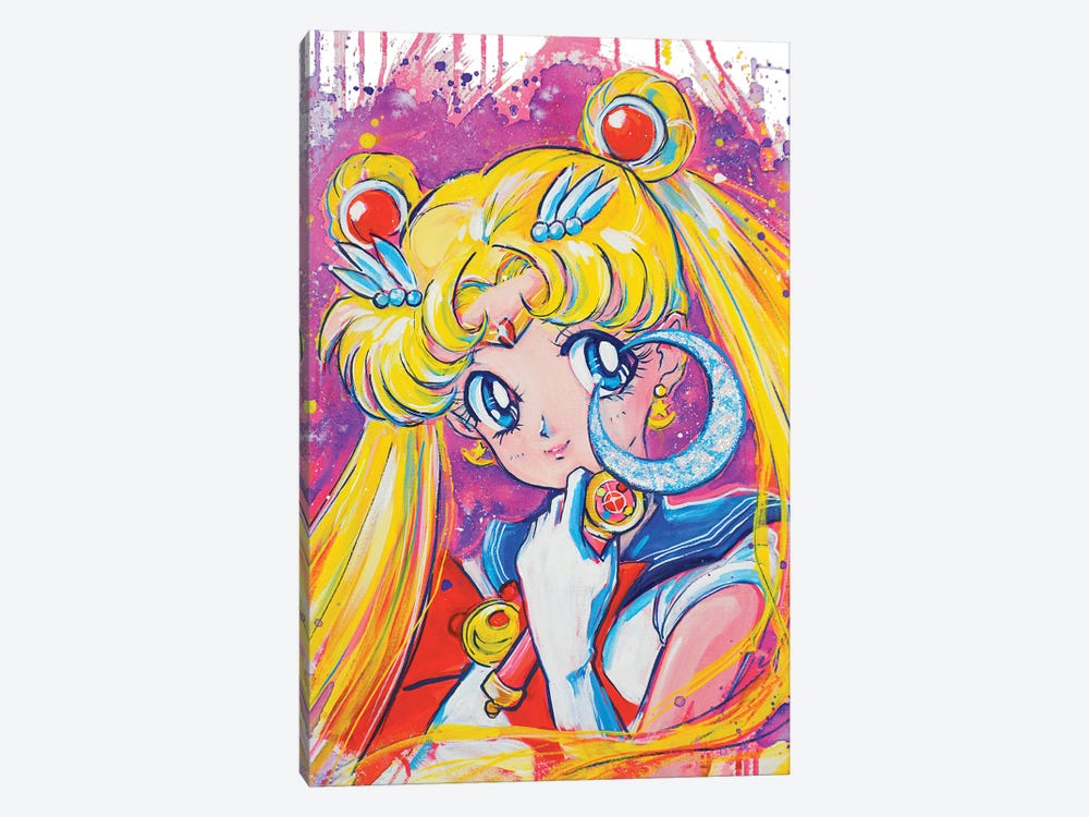 Sailor Moon by Tay Odynski 1-piece Canvas Art Print