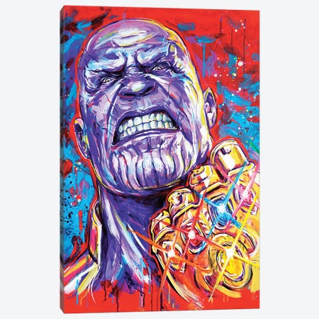 Thanos Canvas Print #TYY36} by Tay Odynski Canvas Art Print