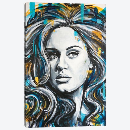 Adele Canvas Print #TYY3} by Tay Odynski Canvas Artwork