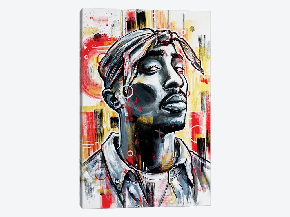 Tupac by Tay Odynski 1-piece Canvas Art