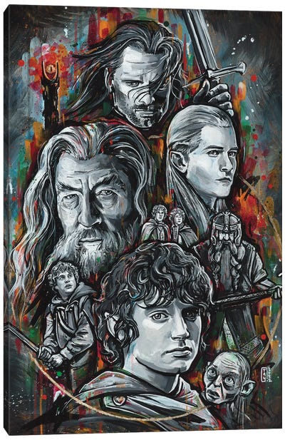 LOTR Canvas Art Print - The Lord Of The Rings
